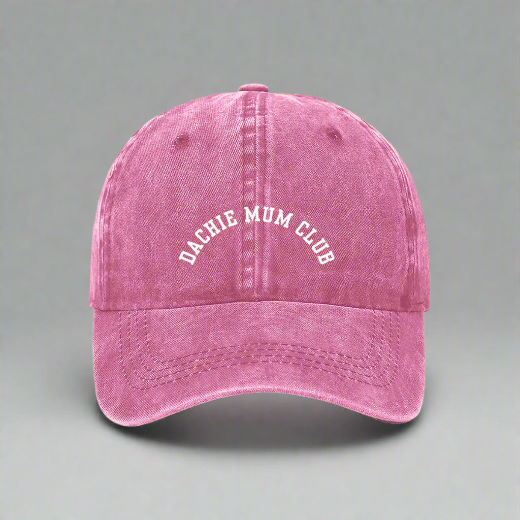 Dachie Mum Club Embroidered hat pink