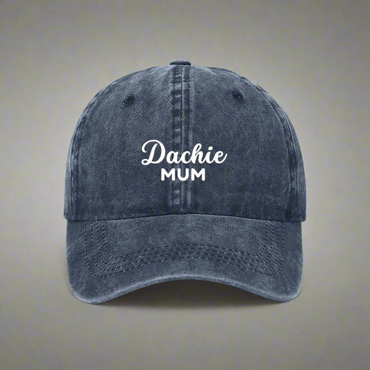 Dachie Mum embroidered cap navy