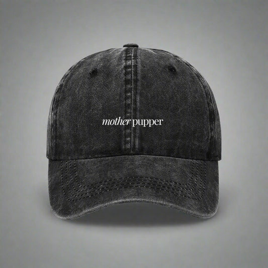 Mother pupper embroidered dog mum cap