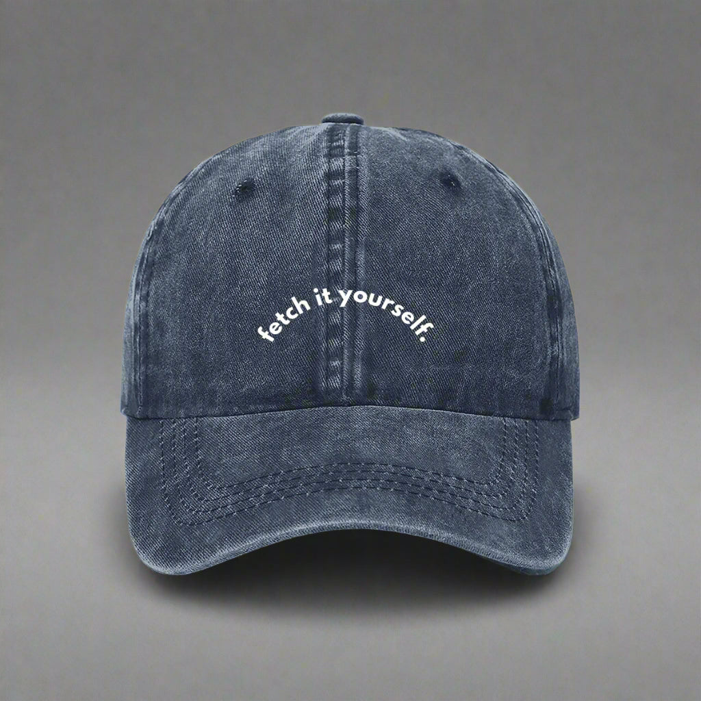 fetch it yourself embroidered dog mum hat