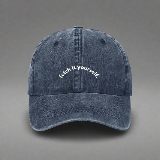 fetch it yourself embroidered dog mum hat