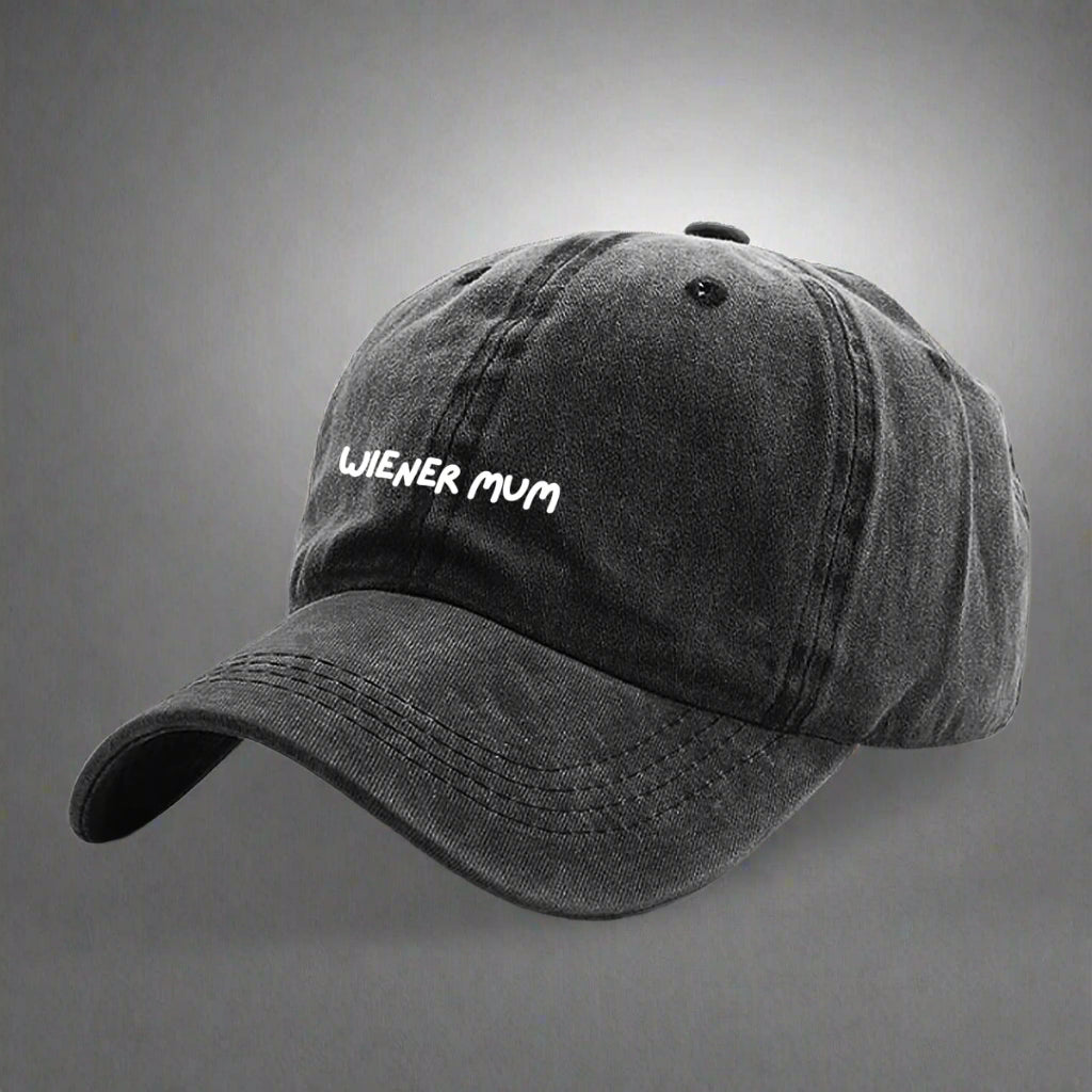 wiener mum embroidered cap for dachshund mums