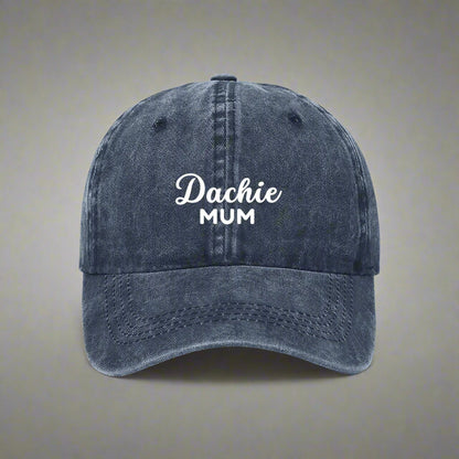 Dachie Mum embroidered cap navy
