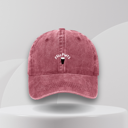 Guinness few pints embroidered cap red