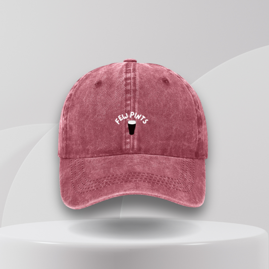 Guinness few pints embroidered cap red