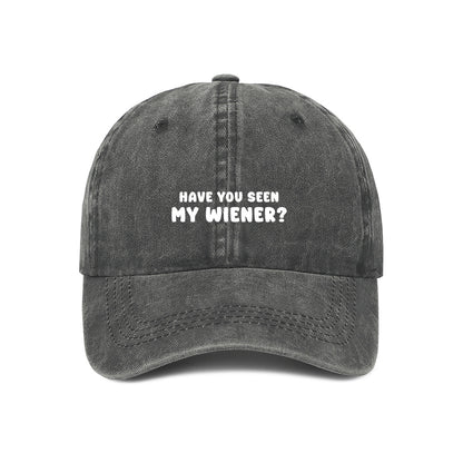 Have you seen my wiener dachshund cap grey