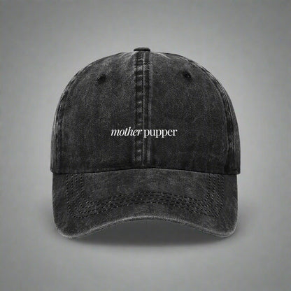 Mother pupper embroidered dog mum cap