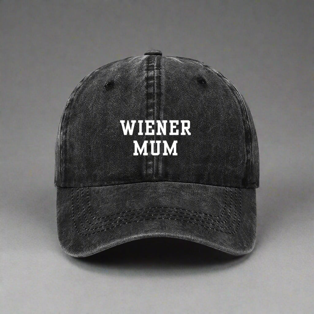 Wiener Mum Cap in black