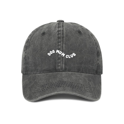 dog mum club cap grey