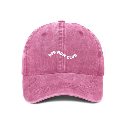 dog mum club cap pink