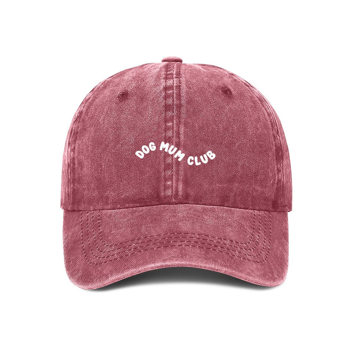 dog mum club cap red