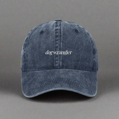dog wrangler embroidered cap in australia navy