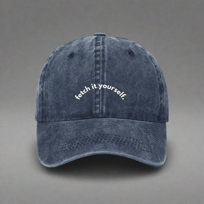 fetch it yourself embroidered dog mum hat