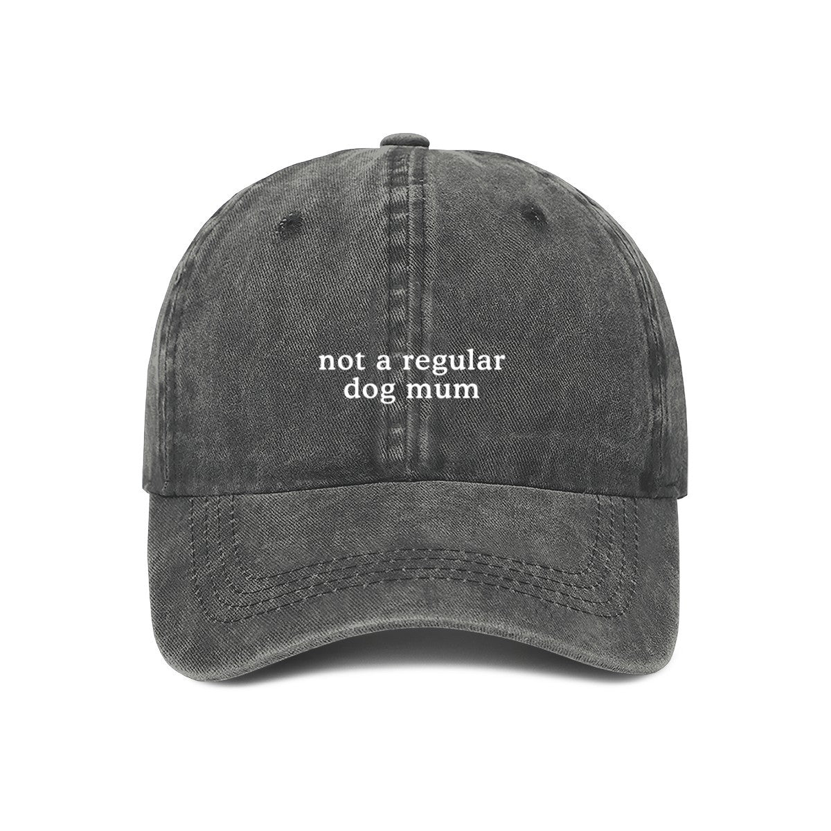 not a regular dog mum cap in grey