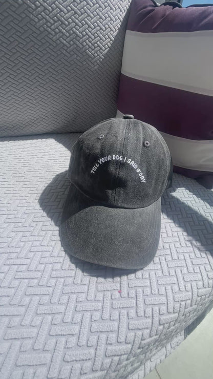 funny tell your dog i said gday cap