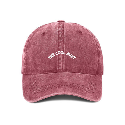 the cool aunt cap in red
